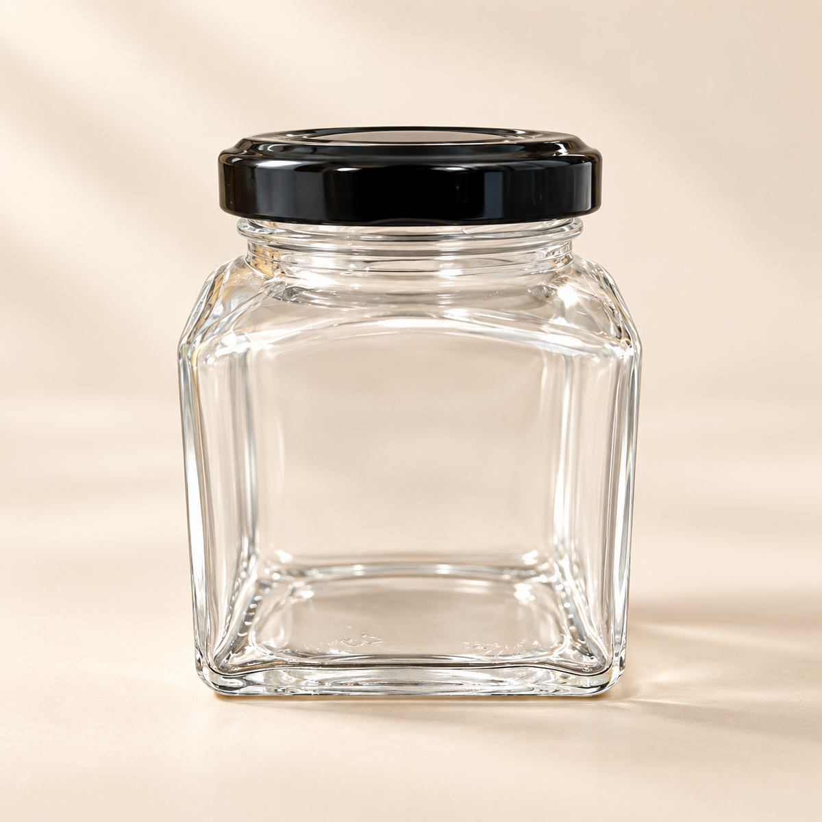 200ml Glass Spice Jars with Free Stickers – Spice Rack Organizer Set