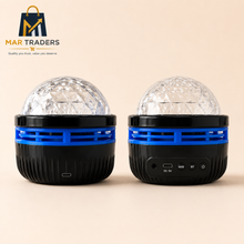 Front and back controls of LED starry projector light